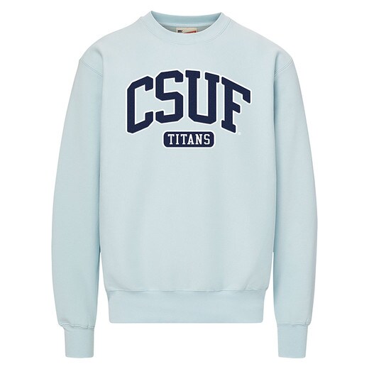 MV Sport Titans Fuzzy Fleece Crew - Light Blue